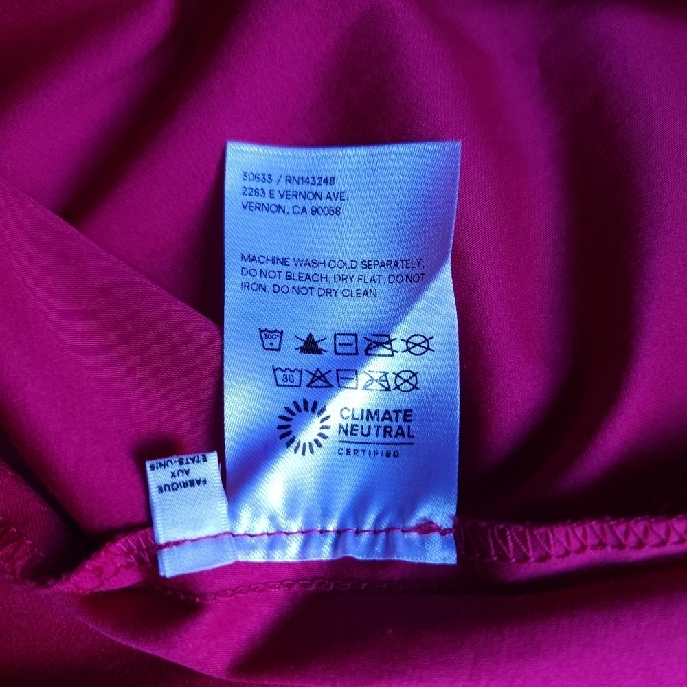 Reformation Kenzi Babydoll Sweatheart Neckline Mini Dress Rhubarb Pink Feminine - Picture 8 of 9